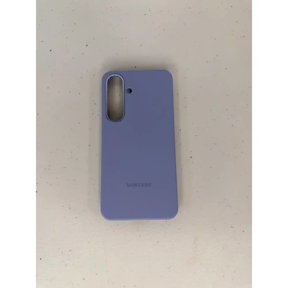 Samsung Galaxy S25 Silicone Case Light Blue Genuine OEM Phone Cover